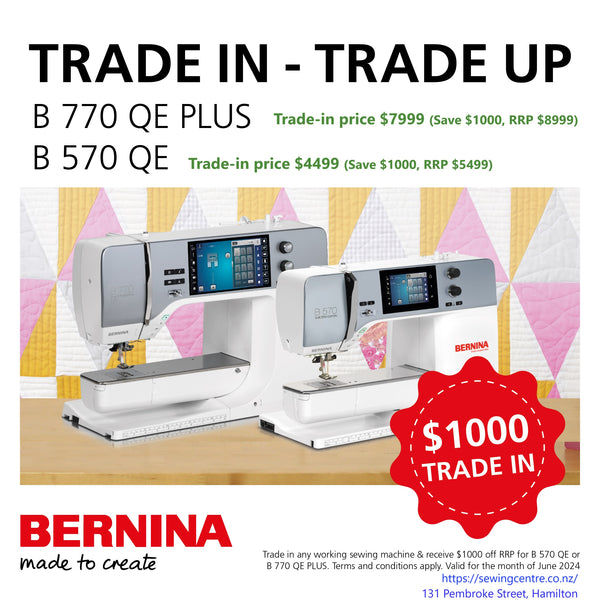 Newsletter June Promo 2024 The Sewing Centre Bernina Hamilton