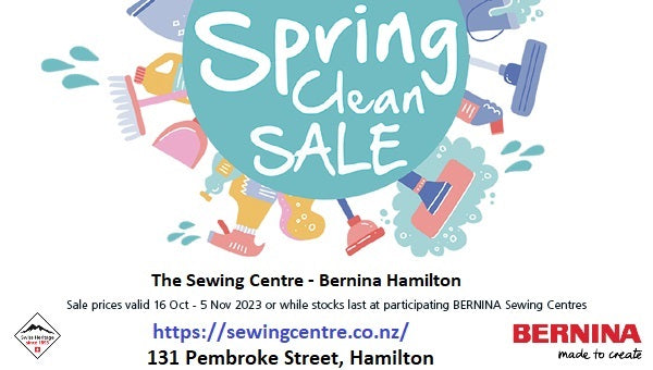 Spring Clean Sale - The Sewing Centre - Bernina Hamilton
