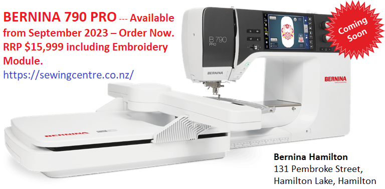 BERNINA 790 PRO and bernette 79 Yaya Han Edition