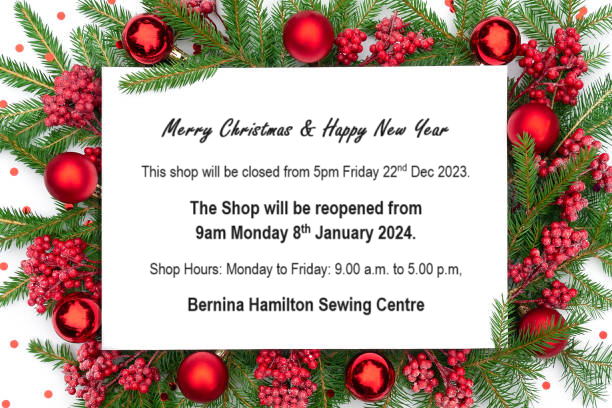 Merry Christmas From Bernina Hamilton