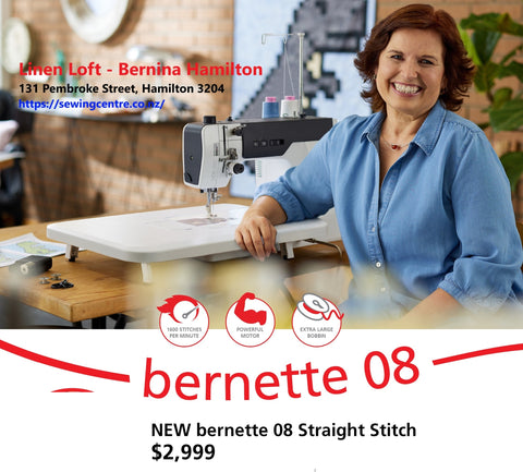Bernette 08 - Powerful Straight Stitch Sewing Machine
