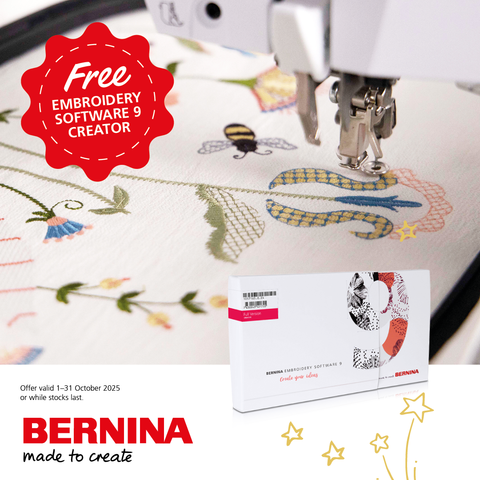 Bernina  590 Sewing Machine & Embroidery Unit + CREATOR SOFTWARE (RRP $999)