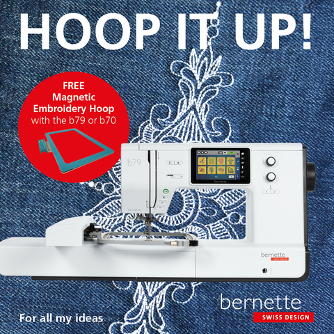 Bernette 79 Sewing Machine + FREE MAGNETIC HOOP