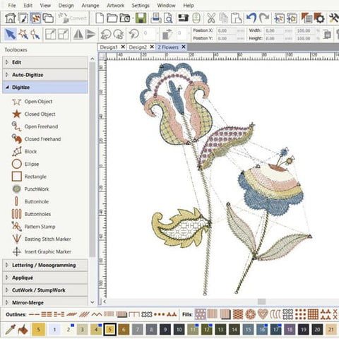 BERNINA Embroidery Software 9 - Creator