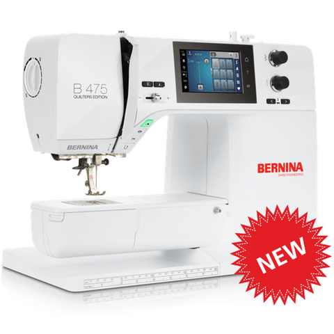 Bernina 475 QE  luxury quilting machine with jumbo bobbin
