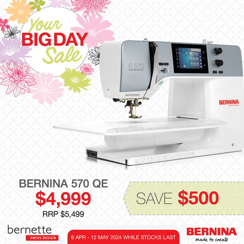 BERNINA  570 QE Made especially for quilters
