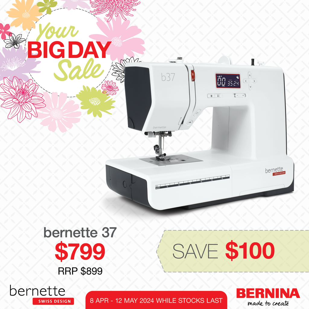 Bernette 37 Sewing Machine – The Sewing Centre - Bernina Hamilton