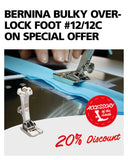 FOOT 12C/830-820 BULKY OVERLOCK - 008 878 75 00