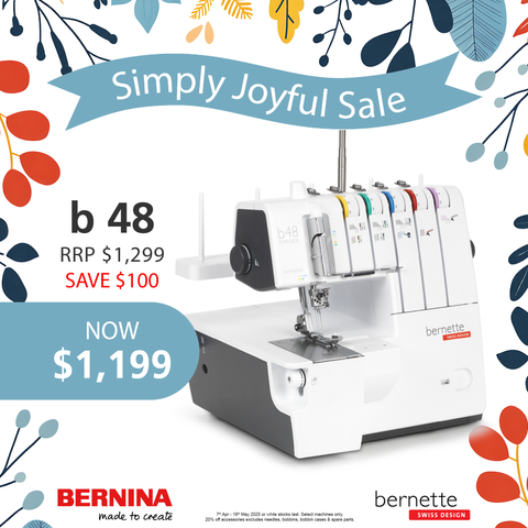 Bernette B48 overlocker/coverstitch machine