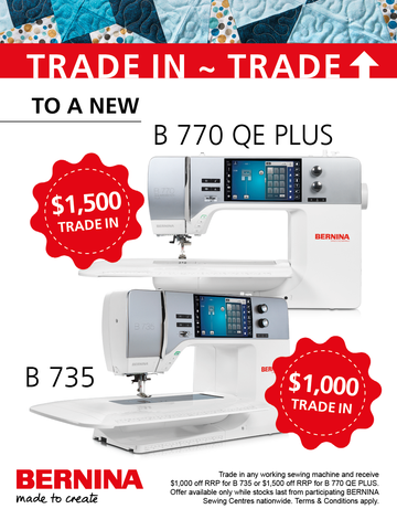 Bernina  770 QE PLUS Sewing Machine