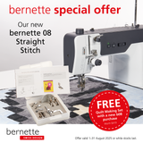 Bernette 08 - Powerful Straight Stitch Sewing Machine