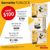 Bernette B 48 overlocker/coverstitch machine