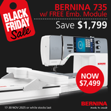 BERNINA 735 Sewing Machine – Precision Comes As Standard
