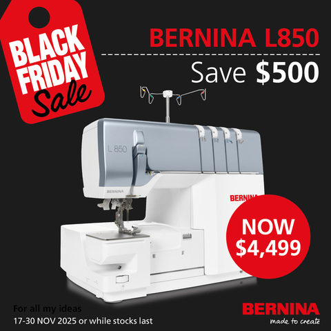BERNINA L 850 – A true masterpiece among sergers