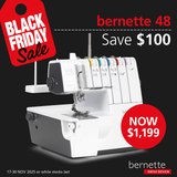 Bernette B 48 overlocker/coverstitch machine