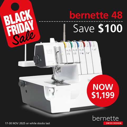 Bernette B 48 overlocker/coverstitch machine