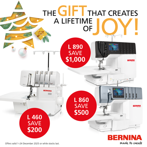 BERNINA L 890 - Outstanding overlock and coverstitches