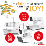 bernette 68 Overlock and Coverstitch Combo machine
