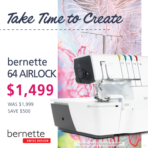 Bernette 64 Air Thread Overlocker