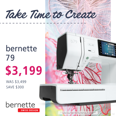 Bernette 79 Sewing Machine inc. Embroidery Module
