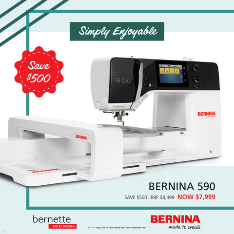 Bernina  590 Sewing Machine & Embroidery Unit
