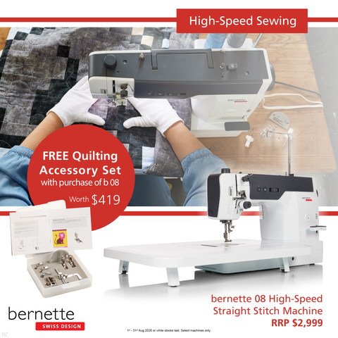 Bernette 08 - Powerful Straight Stitch Sewing Machine